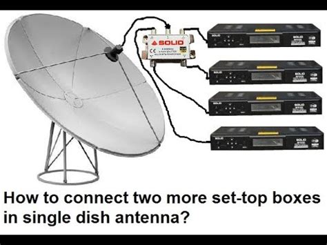 connecting satellite tv to flow vision distribution box in rv|two tvs on one satellite box.